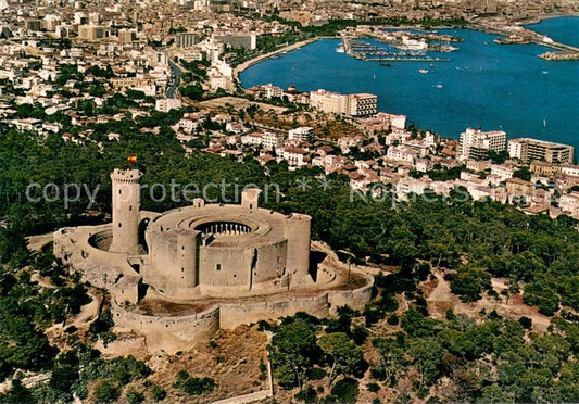 73663227 Palma de Mallorca Castillo de Bellver Fliegeraufnahme