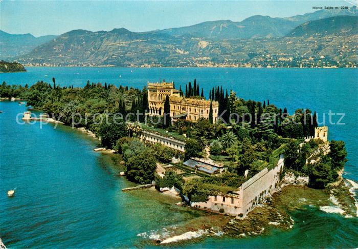 73667668 Lago di Garda Villa Borghese Fliegeraufnahme