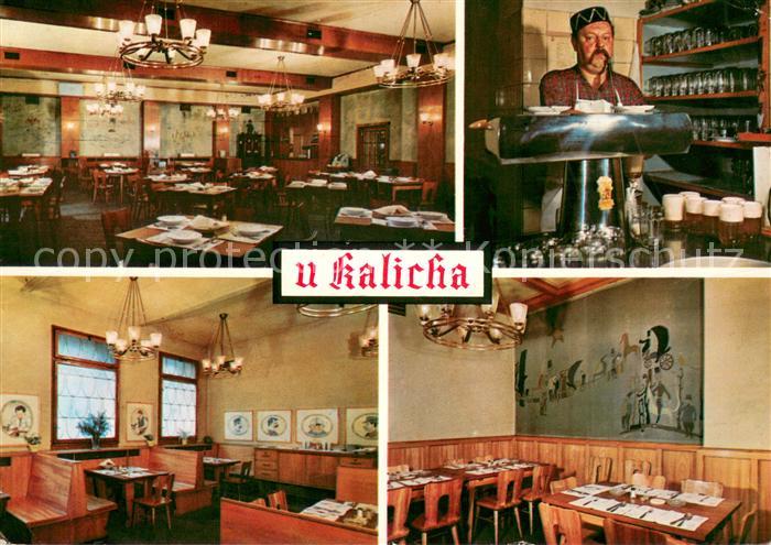 73667969 Praha Prahy Prague Restaurace U Kalicha Gastraeume Theke