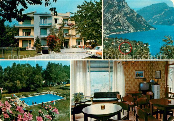 73668200 Limone sul Garda Pensione La Fiorita Pool Lago di Garda