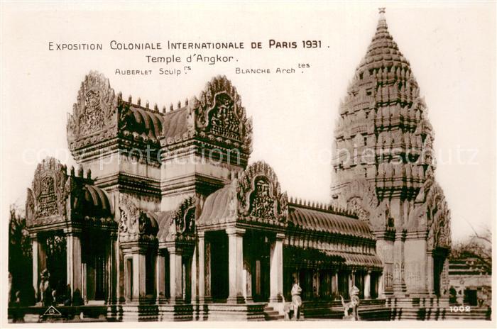 73709082 Exposition Coloniale Paris 1931 SPA 1002 Tempel Angkor