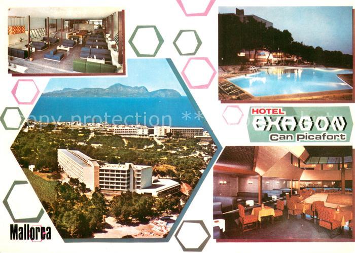 73678916 Can Picafort Mallorca Hotel Exagon Restaurant Swimming Pool