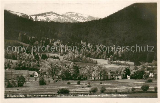 73679196 Kynwasser mit Hotel Ruebezahl Blick zur Sturmbaude Riesengebirge