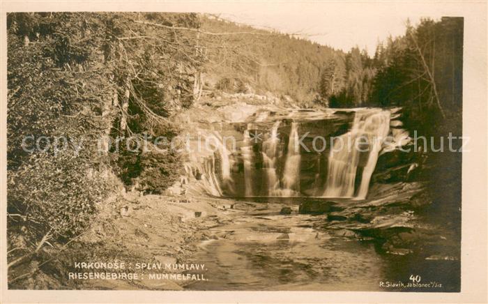 73679237 Harrachov Harrachsdorf Mummelfall Wasserfall im Riesengebirge