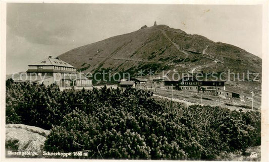 73680126 Schneekoppe Snezka Bergbauden im Riesengebirge