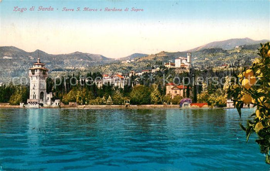 73680340 Gardone Lago di Garda Torre San Marco e Gardone di Sopra