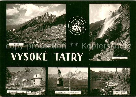 73680475 Vysoke Tatry Krivan Vodopad Skok Astronomicky ustav SAV Lanovka na Skal