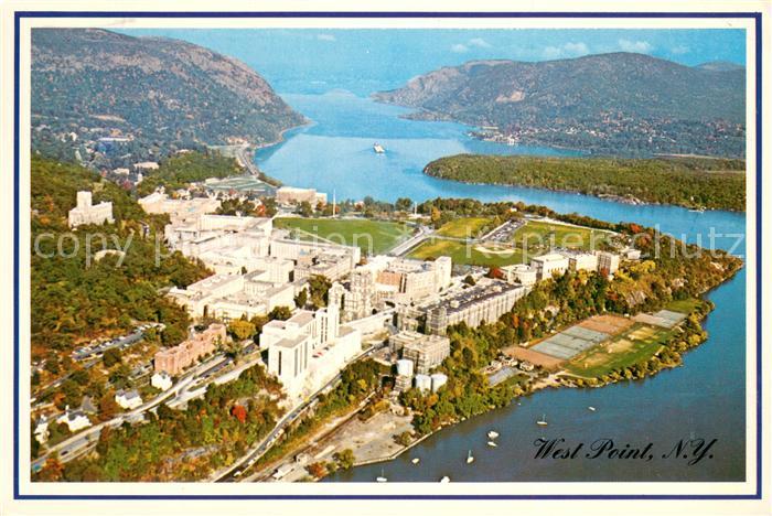 73681898 New York City United States Military Academy West Point Air view