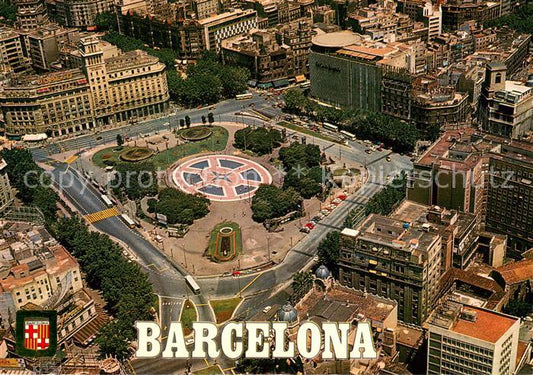 73682755 Barcelona Cataluna Plaza Cataluna Vista aerea