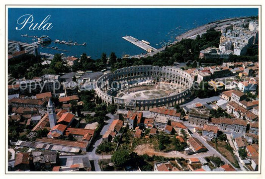 73683330 Pula Pola Croatia Arena Fliegeraufnahme