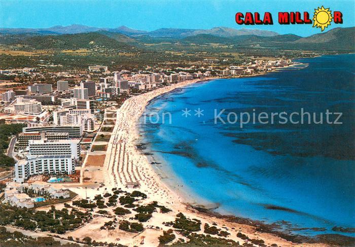 73683912 Cala Millor Mallorca Kuestenpanorama Fliegeraufnahme