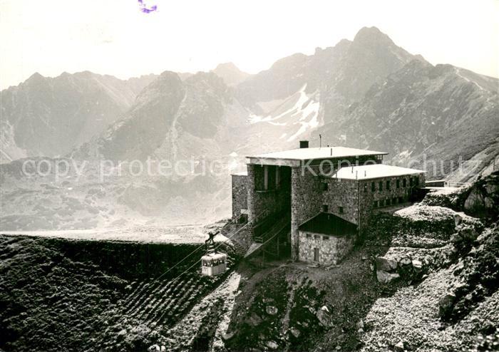 73686914 Tatry Vysoke Gebirge Kasprowy Wierch Stacja kolejki linowej Bergbahn Gi