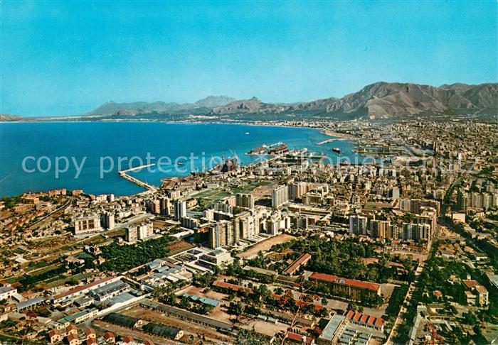 73687339 Palermo Sicilia Kuestenpanorama Fliegeraufnahme