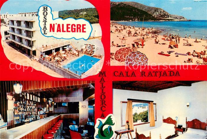 73687837 Cala Ratjada Mallorca Hostal N'Alegre Restaurante Playa