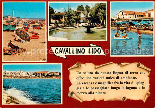 73688103 Cavallino Venezia Strand Ferienanlage Brunnen