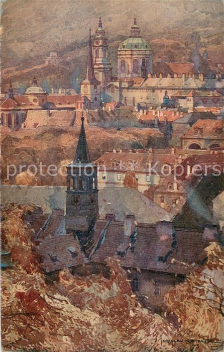 73688791 Mala Strana Praha Petit Cote  Aquarell