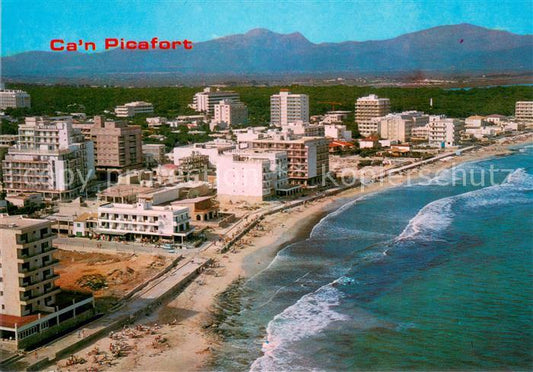 73714736 Can Picafort Mallorca Fliegeraufnahme Strand m. Hotelanlagen