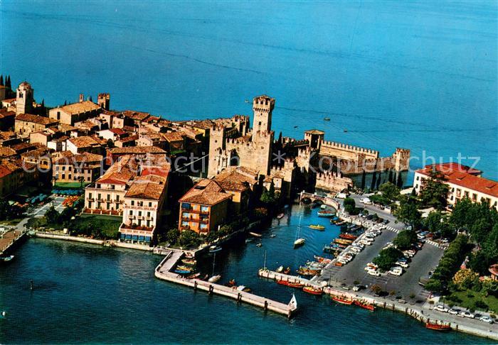 73701216 Sirmione Lago di Garda Fliegeraufnahme