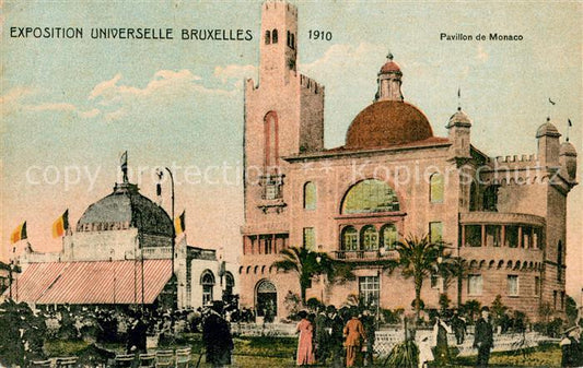 73731907 Exposition Universelle Bruxelles 1910 Pavillon de Monaco