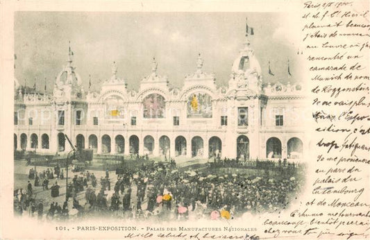 73732491 Exposition Universelle Paris 1900 Palais des Manufacture Nazionales