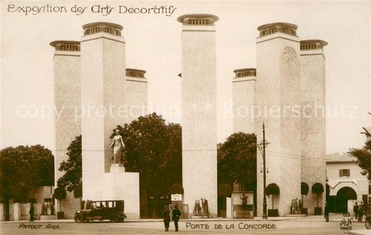 73733174 Exposition Arts Decoratifs Paris 1925 AN Paris NR.63 Porte de la Concor