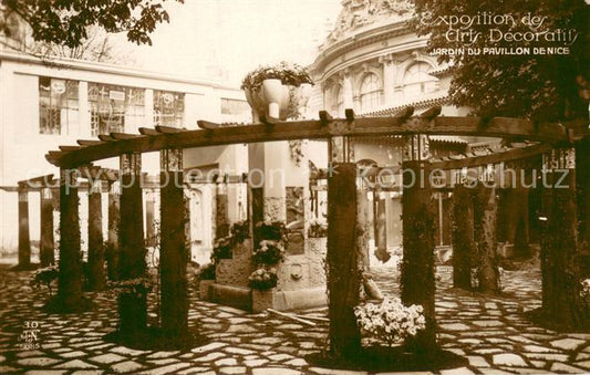 73733183 Exposition Arts Decoratifs Paris 1925 AN Paris Nr. 30 Jardin du Pavillo