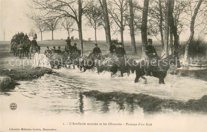 73733531 Militaria France L´Artillerie montee et les Obstacles