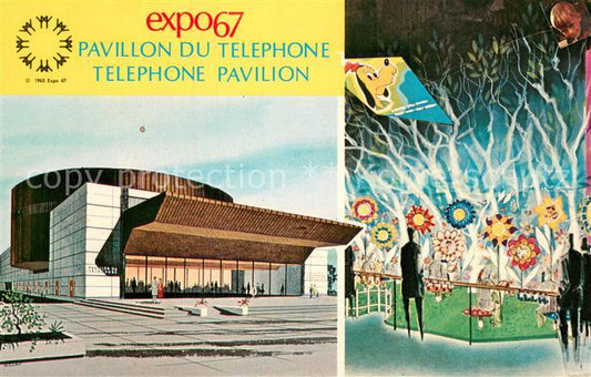 73733553 Exposition Universelle Internationale Montreal 1967 pavillon de Telepho