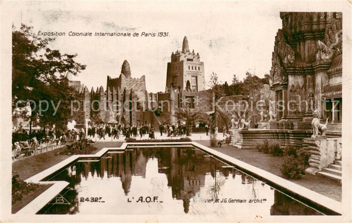 73736276 Exposition Coloniale Paris 1931 L´A.O.F.  SPA 2432