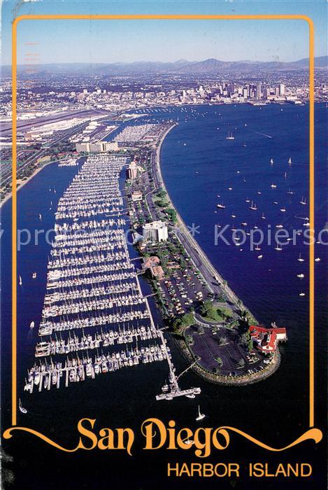 73705037 San Diego California Harbor Island Aerial view