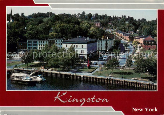 73705119 Kingston New York A view of the towns historic waterfront with the Sea