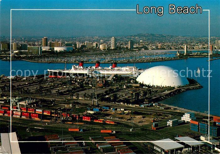 73705418 Long Beach California Harbor aerial photography