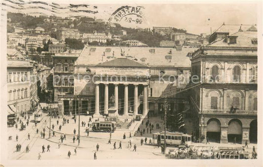 73711020 Genova Genua Liguria Piazza de Ferrari Teatro Carlo Felice Monumento