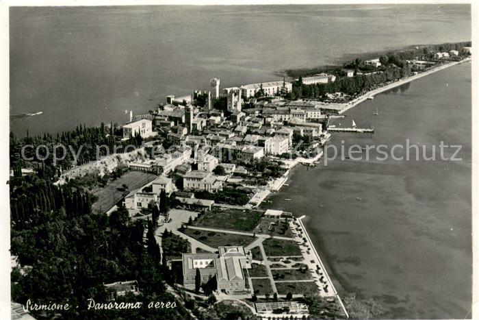 73710215 Sirmione Lago di Garda Panorama aereo