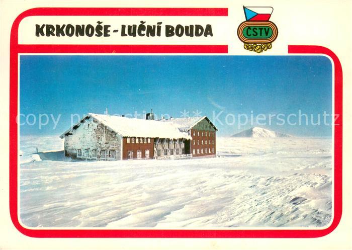 73712760 Bile Policany Lucni Bouda Krkonose Bergbaude Winter im Riesengebirge