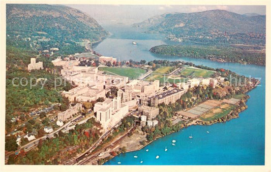 73711651 New York City US Military Academy West Point Overall view looking north