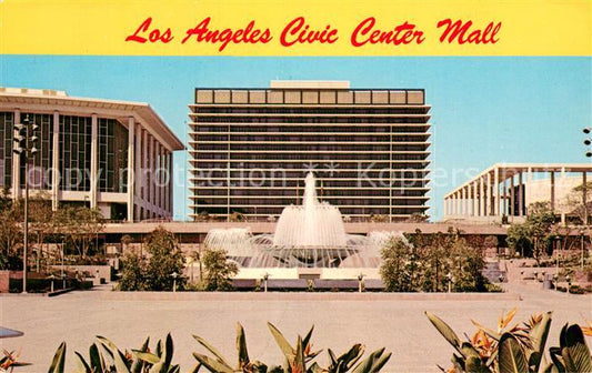 73712818 Los Angeles California Civic Center Mall Water and Power Building Mark