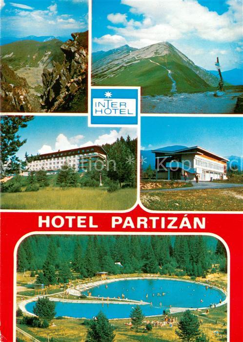 73713393 Brezno Slovakia Hotel Partizan Nizke Tatry Niedere Tatra Badesee Landsc