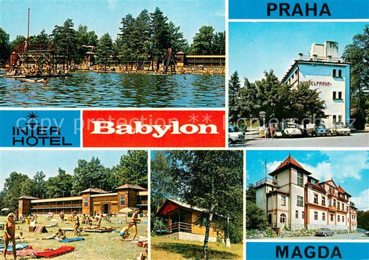 73713741 Praha Prahy Prague Interhotel Babylon Badestrand