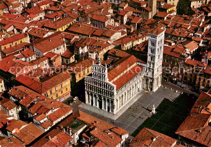 73714312 Lucca Toscana Chiesa di San Michele veduta aerea