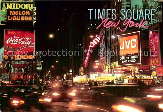 73717192 New York City Times Square at night