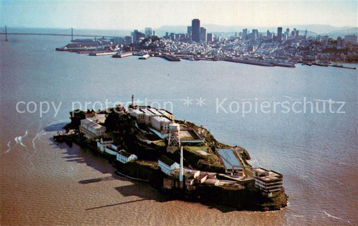 73716540 San Francisco California Alcatraz Island aerial view