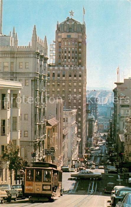 73716691 San Francisco California The Powell Street Cable Car