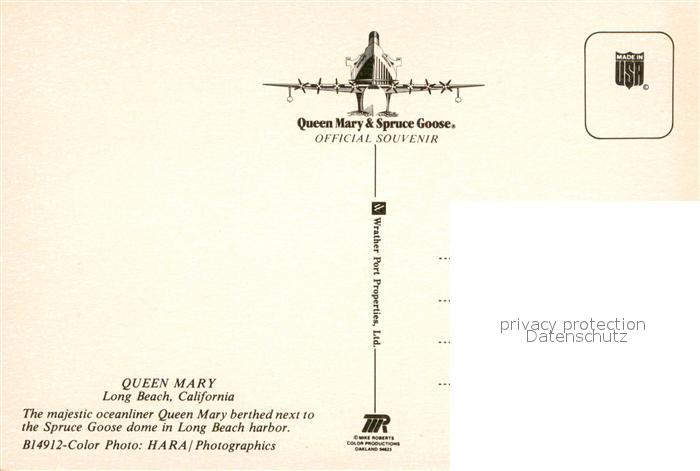 73716861 Long Beach California Oceanliner Queen Mary Feuerwerk Hafen Nachtaufnah