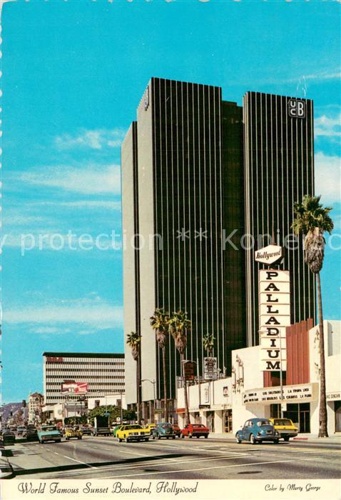 73716866 Hollywood California World Famous Sunset Boulevard Paladium Skyscraper