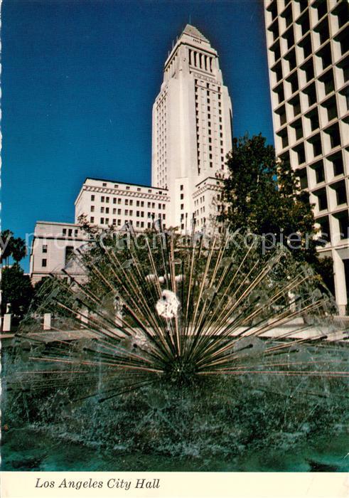 73716871 Los Angeles California City Hall Wasserspiele