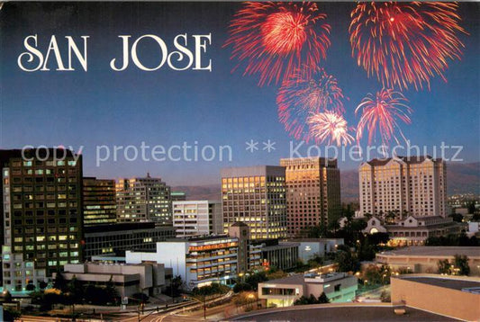 73716897 San Jose California Fairmont Hotel Skyline Downtown