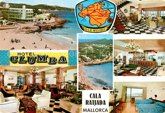 73718686 Cala Ratjada Mallorca Hotel Clumba Strand Bucht Landkarte