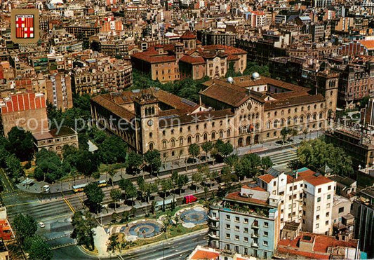 73717780 Barcelona Cataluna Placa Universitat Fliegeraufnahme