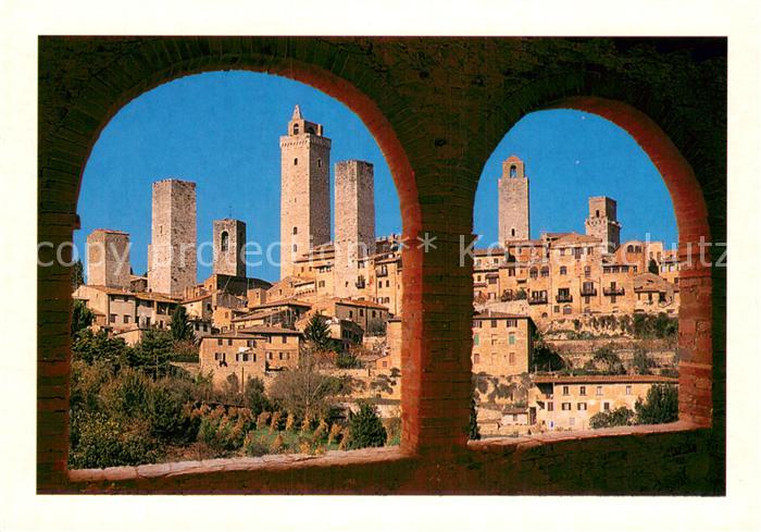 73717783 San Gimignano Toscana Le Torri Panorama